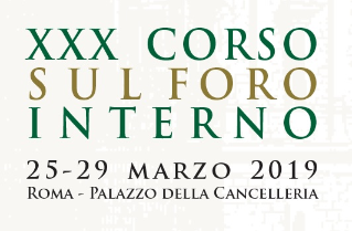 XXX CORSO SUL FORO INTERNO